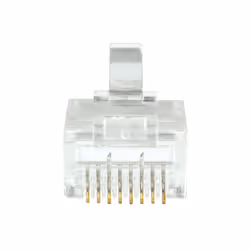 LogiLink MP0071 connecteur de fils RJ-45 Transparent