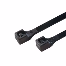 LogiLink KAB0002B, Attache pour câble d'échelle, Nylon, Noir, V2, 150 mm, 2,5 mm