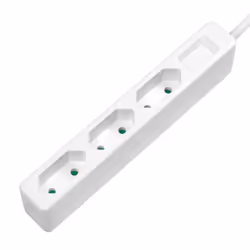LogiLink LPS229, 1,5 m, Intérieure, Type C, IP20, 1 mm², Blanc
