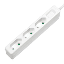 LogiLink LPS229 multiprise 1,5 m 3 sortie(s) CA Intérieure Blanc