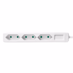 LogiLink LPS229 multiprise 1,5 m 3 sortie(s) CA Intérieure Blanc