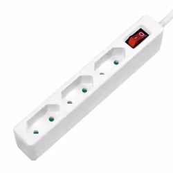 LogiLink LPS230, 1,5 m, Intérieure, Coupleur C7, IP20, Blanc, 3 sortie(s) CA