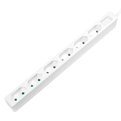 LogiLink LPS231 multiprise 1,5 m 6 sortie(s) CA Intérieure Blanc