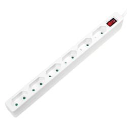 LogiLink LPS232 multiprise 1,5 m 6 sortie(s) CA Intérieure Blanc