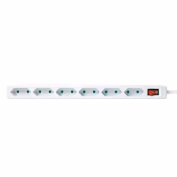 LogiLink LPS232 multiprise 1,5 m 6 sortie(s) CA Intérieure Blanc