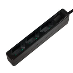 LogiLink LPS229B multiprise 1,5 m 3 sortie(s) CA Intérieure Noir