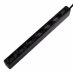 LogiLink LPS231B, 1,5 m, Intérieure, Coupleur C7, Type F (CEE 7/4), Non-géré, IP20