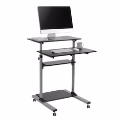 LogiLink BP0070 bureau d'ordinateur Noir, Gris - Vue supplémentaire 6