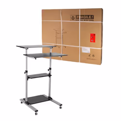 LogiLink BP0070 bureau d'ordinateur Noir, Gris - Vue supplémentaire 8