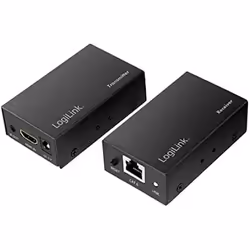 LogiLink Audio/Video-Extender HDMI 1xRJ45 Cat5e/Cat6 1080p Reichweite bis zu 60m