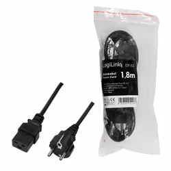 LogiLink CP152 câble électrique Noir 1,8 m CEE7/7 IEC C19 - Vue supplémentaire 5