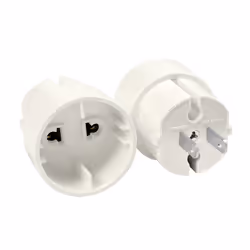 LogiLink PA0186 adaptateur prise d'alimentation Blanc