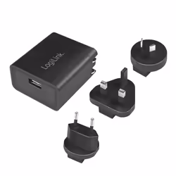 LogiLink PA0187, Intérieure, Secteur, 5 V, Noir