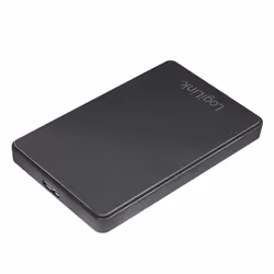 LogiLink UA0339 Boîtier de disques de stockage Boîtier disque dur/SSD Noir 2.5"