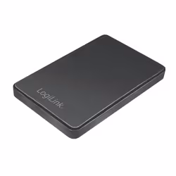 LogiLink UA0339 Boîtier de disques de stockage Boîtier disque dur/SSD Noir 2.5"
