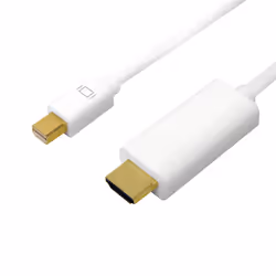 LogiLink CV0125, 5 m, Mini DisplayPort, HDMI Type A (Standard), Mâle, Mâle, Droit