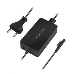 LogiLink PA0197 chargeur d'appareils mobiles Ordinateur portable, Universel Noir Secteur Intérieure