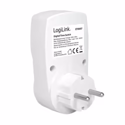 LogiLink ET0007 minuteur électrique Blanc Programmateur journalier/hebdomadaire - Vue supplémentaire 3