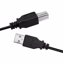 LogiLink CU0007B câble USB 2 m USB 2.0 USB A USB B Noir