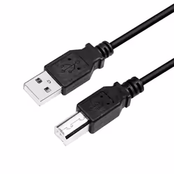 LogiLink CU0008B, 3 m, USB A, USB B, USB 2.0, 480 Mbit/s, Noir
