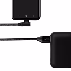 LogiLink CU0138 câble USB 1 m USB 2.0 USB A USB C Noir - Vue supplémentaire 4