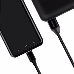 LogiLink CU0140 câble USB 1 m USB 2.0 USB C USB A Noir