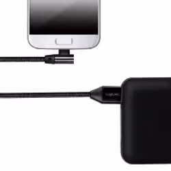 LogiLink CU0141 câble USB 0,3 m USB 2.0 USB A Micro-USB B Noir
