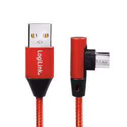 LogiLink CU0149 câble USB 0,3 m USB 2.0 USB A Micro-USB B Rouge