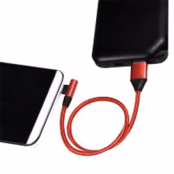 LogiLink CU0150, 1 m, USB A, Micro-USB B, USB 2.0, 480 Mbit/s, Noir, Rouge