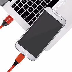 LogiLink CU0151 câble USB 0,3 m USB 2.0 USB A Micro-USB B Rouge