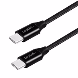 LogiLink CU0153 câble USB 0,3 m USB 2.0 USB C Noir