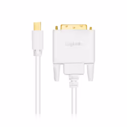 LogiLink CV0138 câble vidéo et adaptateur 3 m Mini DisplayPort DVI Blanc - Vue supplémentaire 2