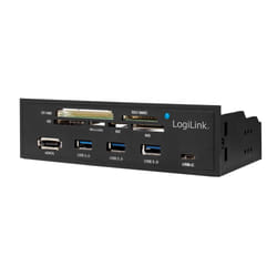 LogiLink UA0341 lecteur de carte mémoire SATA Interne Noir