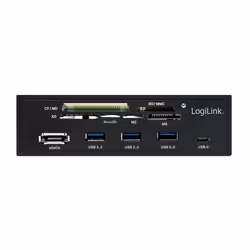 LogiLink UA0341 lecteur de carte mémoire SATA Interne Noir