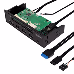 LogiLink UA0341 lecteur de carte mémoire SATA Interne Noir