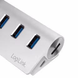 LogiLink CR0045 hub & concentrateur USB 3.2 Gen 1 (3.1 Gen 1) Type-A 5000 Mbit/s Argent - Vue supplémentaire 5