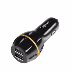 LogiLink PA0201, Auto, Allume-cigare, Noir
