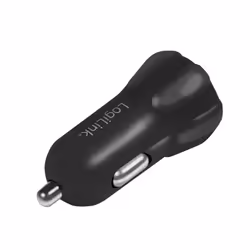 LogiLink PA0203 chargeur d'appareils mobiles Chargeur électrique, Smartphone, Tablette Noir Allume-cigare Auto