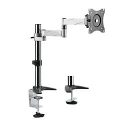 LogiLink BP0076 support d'écran plat pour bureau 27" Noir, Acier inoxydable