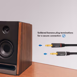 LogiLink CA1211 câble audio 5 m 2 x connecteur banane Noir - Vue supplémentaire 3
