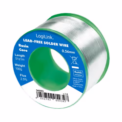 LogiLink SA0003, Fil à souder, Universel, 190 °C, Argent, 45 mm, 45 mm