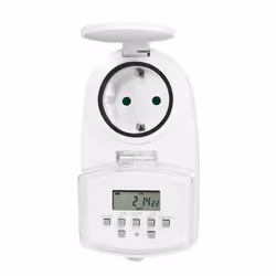 LogiLink ET0008 minuteur électrique Blanc Programmateur journalier/hebdomadaire