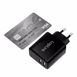 LogiLink PA0210 chargeur d'appareils mobiles Universel Noir Secteur Intérieure