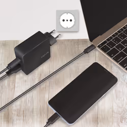 LogiLink PA0213 chargeur d'appareils mobiles Universel Noir Secteur Intérieure