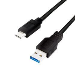 LogiLink CU0170 câble USB 2 m USB 3.2 Gen 1 (3.1 Gen 1) USB A USB C Noir