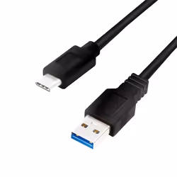 LogiLink CU0171, 3 m, USB A, USB C, USB 3.2 Gen 2 (3.1 Gen 2), 5000 Mbit/s, Noir