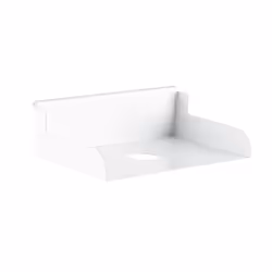 LogiLink EO0019-7, Support de dossier « Slatwall », Blanc, Acier, 3 kg, 120 mm, 180 mm