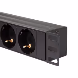 LogiLink PDU8C02 unité de distribution d'énergie 8 sortie(s) CA 1U Noir - Vue supplémentaire 2