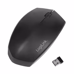 LogiLink ID0191, Optique, Bluetooth, 1200 DPI, Noir