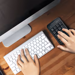 LogiLink ID0201 clavier numérique Ordinateur portable Bluetooth Noir - Vue supplémentaire 6